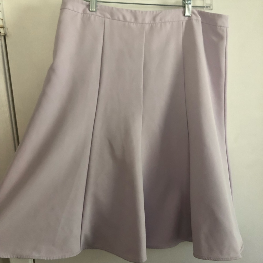 Lightperiwinkle knee-length, flowy skirt